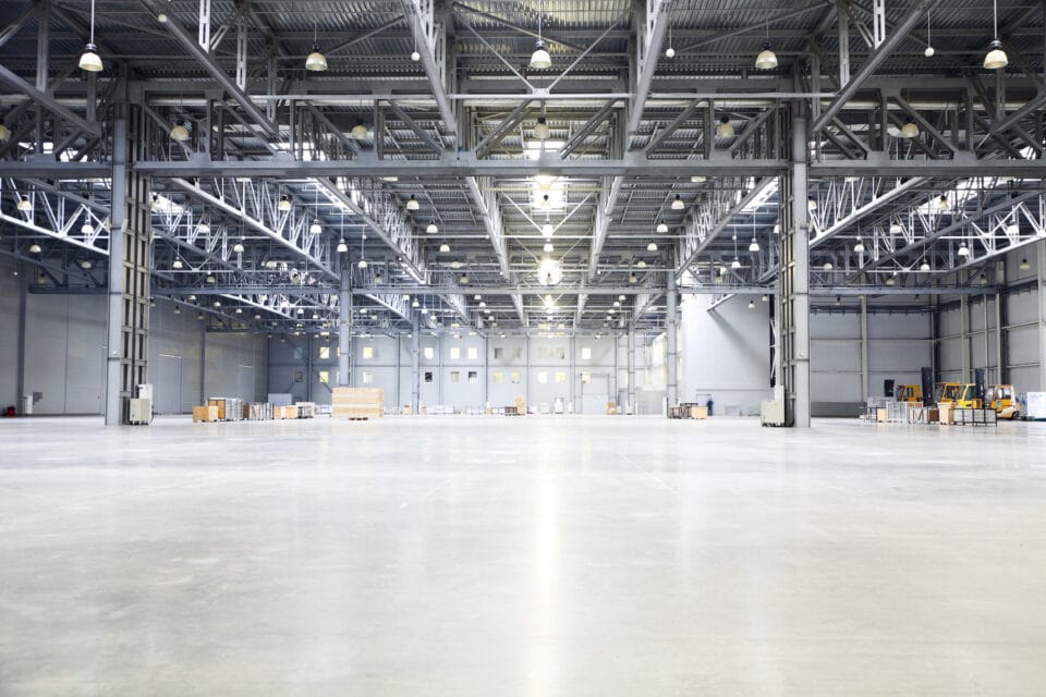 Modern Warehouse Facility Cleaning Done by CG Environmental